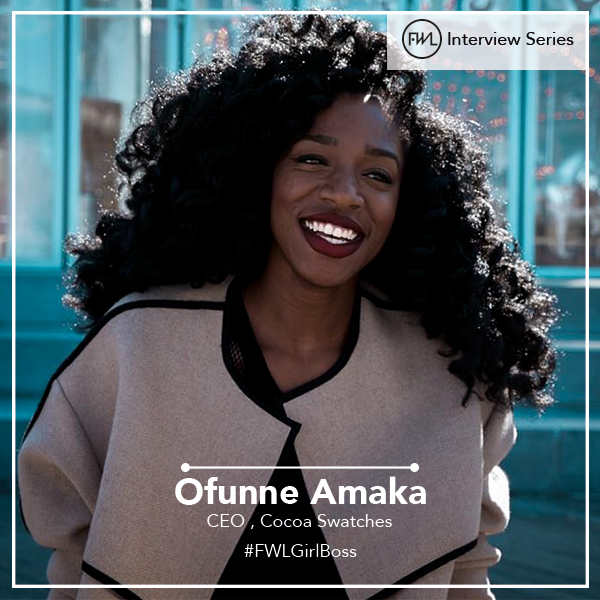 #FWLGirlBoss : Ofunne Amaka , CEO , Cocoa Swatches App